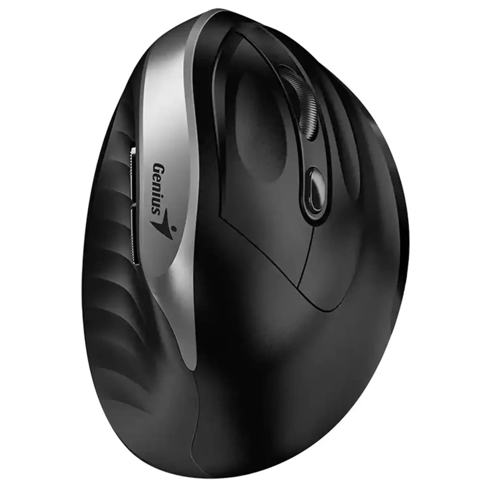 Genius Ergo 8250S Wireless Vertical Ergonomic Silent Mouse, 2.4GHz Wireless, Ergonomic Design, 1600 DPI, Silent Click, 6 Buttons