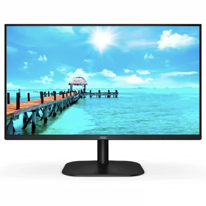 AOC 27B2AM 27' Widescreen VA LED Black Monitor (1920x1080/4ms/VGA/HDMI) - Image 3
