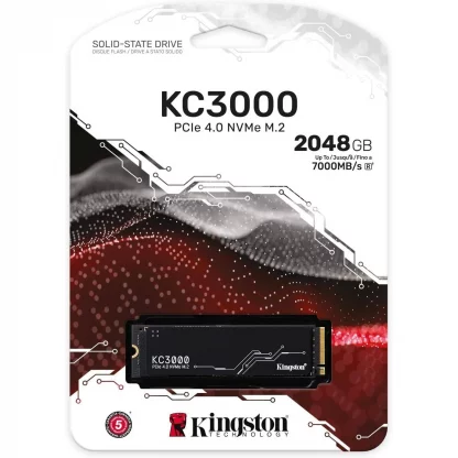 Kingston KC3000 (SKC3000D/2048G) 2TB NVME M.2 PCIe Gen4 x4 NVMe SSD, Read 7000MB/s, Write 7000MB/s - Image 2