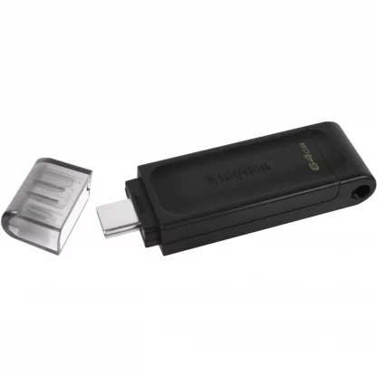 Kingston DataTraveler 70 64 GB USB 3.2 (Gen 1) Type C Flash Drive