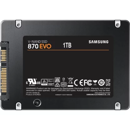 Samsung 1TB 870 EVO SSD, 2.5', SATA3, V-NAND, R/W, 560/530 MB/s, 98K/88K IOPS, 7mm - Image 5