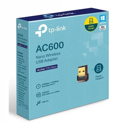 TP-LINK (ARCHER T2U Nano) AC600 (433+150) Wireless Dual Band USB Adapter, Advanced Security - Image 10