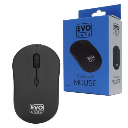 Evo Labs BTM-001 Bluetooth Matte Black Mouse - Image 2