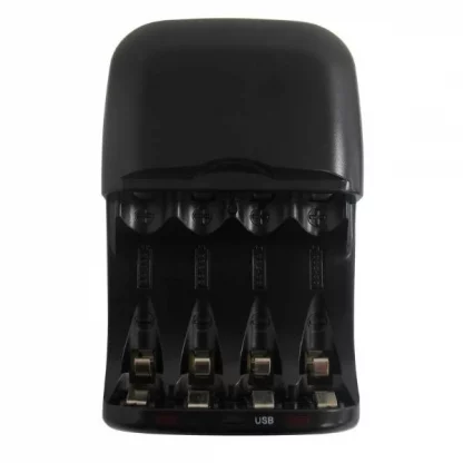 Evo Labs Ni-MH AA & AAA Battery Charger with USB Charging Port - Image 6