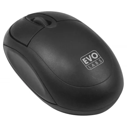 Evo Labs MO-001 USB Matte Black Mini Mouse - Image 4