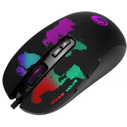 Marvo Scorpion M422 USB RGB LED Black Programmable Gaming Mouse - Image 9