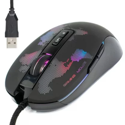 Marvo Scorpion M422 USB RGB LED Black Programmable Gaming Mouse - Image 4