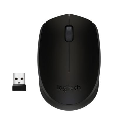 Logitech B170 Wireless Optical Mouse, USB, 3 Button