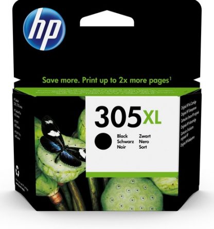 HP 305XL Original Ink Cartridge - Pigment Black - Inkjet - High (XL) Yield - 240 Pages - 1 Pack