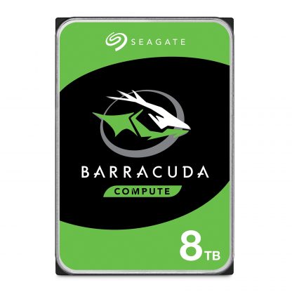 Seagate 3.5", 8TB, SATA3, BarraCuda Hard Drive, 5400RPM, 256MB Cache, OEM