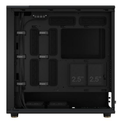 Fractal Design North XL Charcoal Black (Black Solid) Case, E-ATX, Fine Mesh Side, 3 PWM Fans, USB-C, Walnut Front - Image 12
