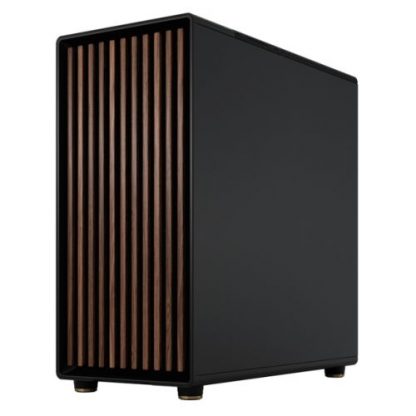 Fractal Design North XL Charcoal Black (Black Solid) Case, E-ATX, Fine Mesh Side, 3 PWM Fans, USB-C, Walnut Front - Image 2