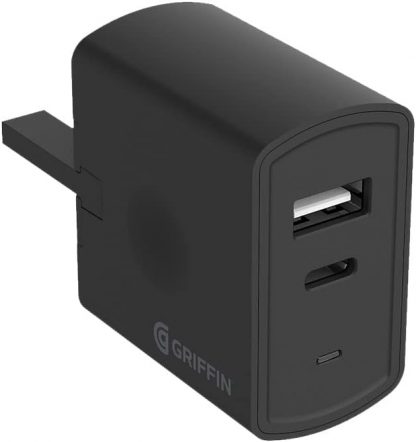 Griffin USB C & USB A  mains charger -  - 18w
