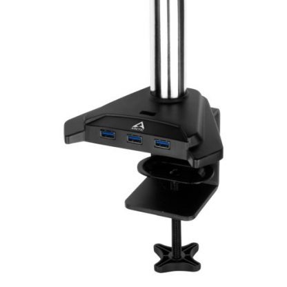 Arctic Z3 Pro (Gen3) Triple Monitor Arm with 4-Port USB 3.0 Hub, Up to 32" Monitors / 29" Ultrawide, 180° Swivel, 360° Rotation - Image 3