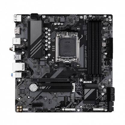 Gigabyte B650M D3HP AX Ultra Durable AMD AM5 Socket Motherboard, Micro-ATX, 4x DDR5 Slots, 2x M.2 Sockets, 2x USB-C Port, 2.5GbE LAN, Wi-Fi 6E, 2x DisplayPorts / 1x HDMI Port - Image 2