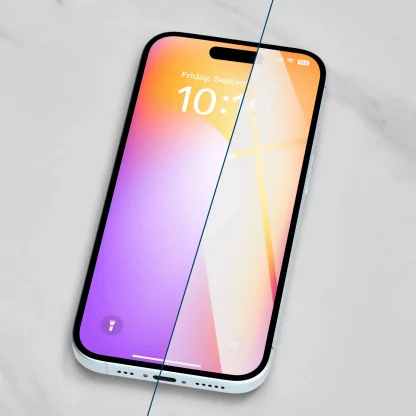 Oleophobic Coating Dust free Installation Screen Protector For iPhone 15+