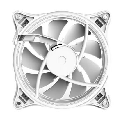 Vida Infinity01 12cm ARGB Dual Ring Case Fan, Hydraulic Bearing, Infinity Mirror Effect, 1200 RPM, White - Image 7