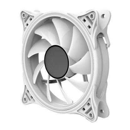 Vida Infinity01 12cm ARGB Dual Ring Case Fan, Hydraulic Bearing, Infinity Mirror Effect, 1200 RPM, White - Image 4