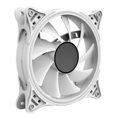 Vida Infinity01 12cm ARGB Dual Ring Case Fan, Hydraulic Bearing, Infinity Mirror Effect, 1200 RPM, White - Image 6