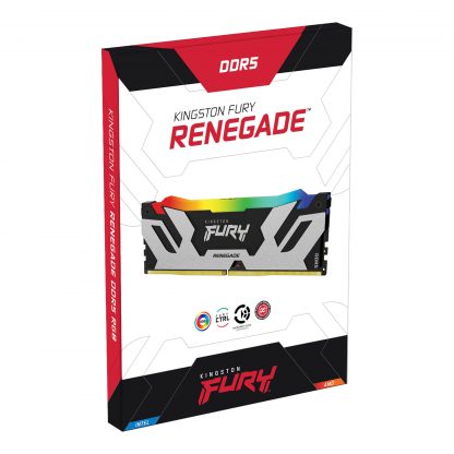 Kingston Fury Renegade Silver RGB KF564C32RSAK2-32 32GB (16GB x2) DDR5 6400MT/s Non ECC DIMM - Image 5