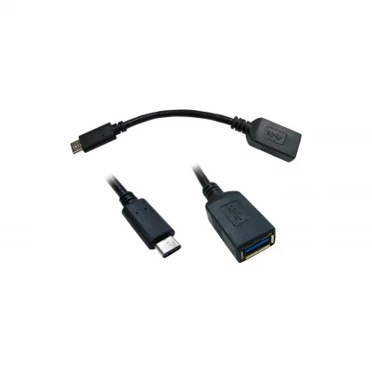 USB 3.0 A (F) to USB 3.1 C (M) 0.15m Black OEM Data Adapter