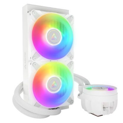 Arctic Liquid Freezer III A-RGB 240mm Liquid CPU Cooler, P12 PWM PST ARGB Fans & ARGB PWM Controlled Pump, White - Image 4
