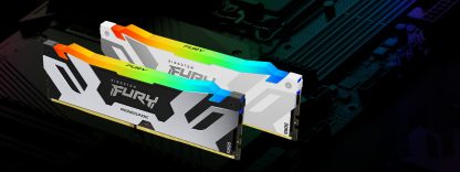 Kingston Fury Renegade Silver RGB KF564C32RSAK2-32 32GB (16GB x2) DDR5 6400MT/s Non ECC DIMM