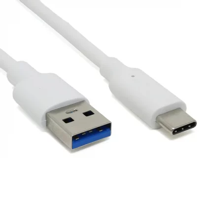 BUDI USB A TO TYPE C 2m WHITE