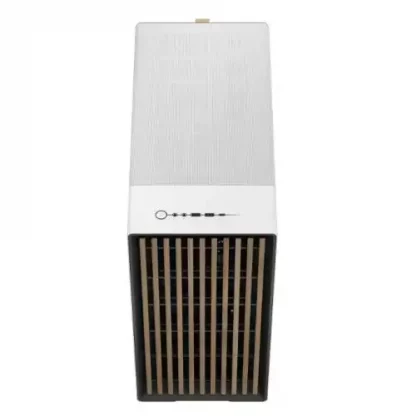Fractal Design North XL Chalk White (White Solid) Case, E-ATX, Fine Mesh Side, 3 PWM Fans, USB-C, Oak Front - Image 9