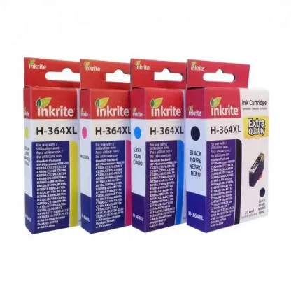 Compatible HP 364XL Full set - Black - Cyan - Megenta - Yellow