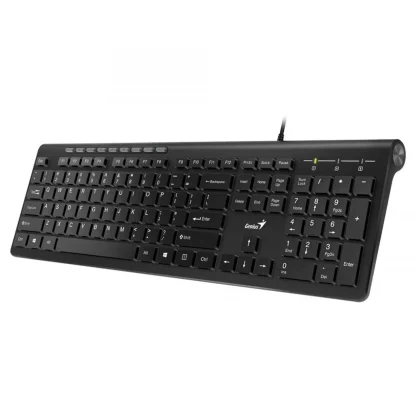 Genius SlimStar 8230 Blutooth 5.3 and 2.4GHz Wireless Keyboard and Mouse Set, 12 Multimedia Function Keys, Full Size UK Layout, Optical Sensor Mouse, 1200dpi, Connect up to 3 devices simultaneously - Image 5