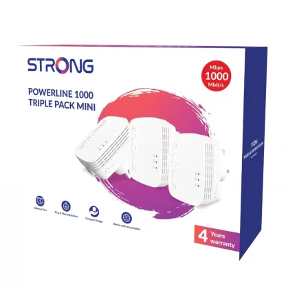 Strong POWERL1000TRIMINIUK AV1000 Mini Powerline Kit Triple Pack (3 Pack) - Image 2