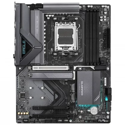 Gigabyte X870 EAGLE WIFI7 AMD AM5 Socket Motherboard, ATX, 4x DDR5 Slots, 3x M.2 Sockets, 3x USB-C Port, Fitted I/O Shield, 2.5GbE LAN, Wi-Fi 7, 1x HDMI Port / 2x USB-C (USB4) - Image 3