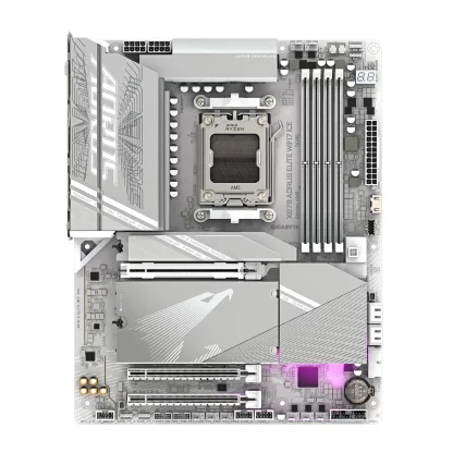 Gigabyte X870 AORUS ELITE WIFI7 ICE AMD AM5 Socket Motherboard, ATX, 4x DDR5 Slots, 4x M.2 Sockets, 3x USB-C Port, Fitted I/O Shield, 2.5GbE LAN, Wi-Fi 7, 2x HDMI Port / 2x USB-C (USB4) - Image 3