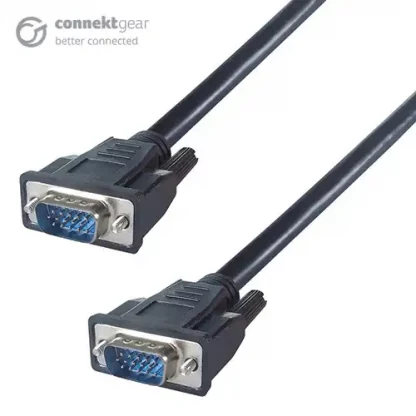 15 Pin 'D' type male to 15 pin 'D' Type male monitor cable, Length 10m