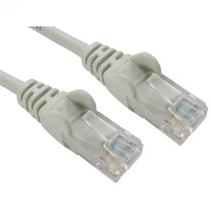 50m RJ45 CAT5e UTP Stranded Flush Moulded LS0H Network Cable - 24AWG - Grey