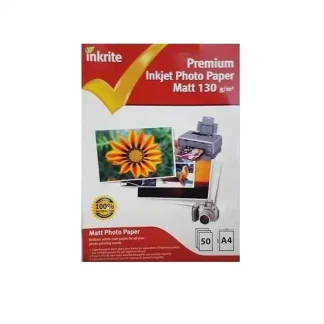 Inkrite 130gm Matt A4 photo paper 50 sheet pack