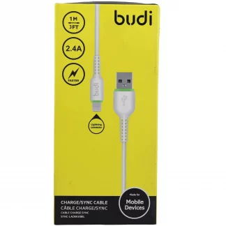 Budi Data / Power lead for iphone lightining 3m WHITE