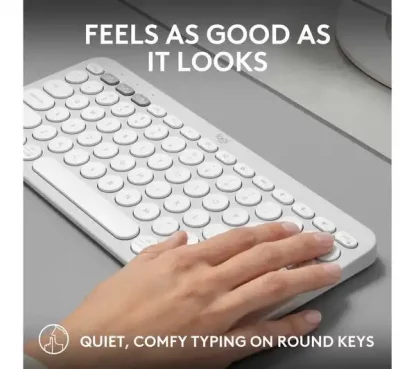 Logitech Pebble Keys 2 K380s. Keyboard form factor: Mini. Keyboard style: Straight. Device interface: RF Wireless + Bluetooth - Image 7