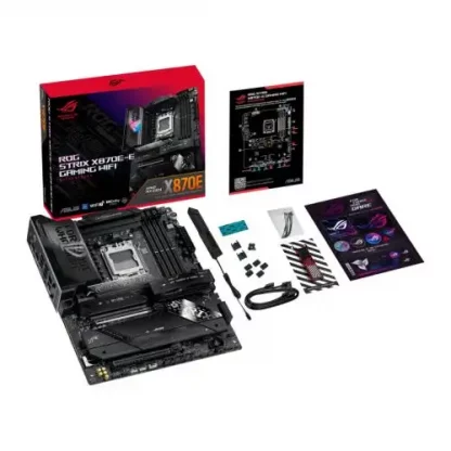 Asus ROG STRIX X870E-E GAMING WIFI, AMD X870E, AM5, ATX, 4 DDR5, HDMI, 2 USB4, Wi-Fi 7, 5G LAN, PD 30W, RGB, 5x M.2 - Image 9