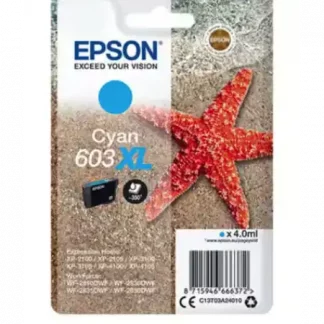 Epson 603XL Original Ink Cartridge - Single Pack - Cyan - Inkjet - Extra Large Yield - 350 Pages