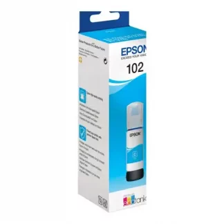 Epson Ink Cartridges, 102, 102 4 colour ink bottles, Ink Bottle, 1 x 70.0 ml Cyan