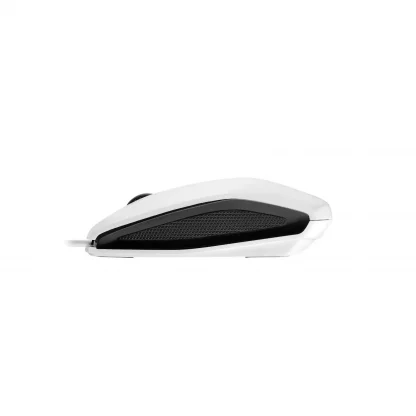 CHERRY GENTIX Mouse - USB - Optical - 3 Button(s) - White Grey - Cable - 1000 dpi - Scroll Wheel - Symmetrical - Image 4