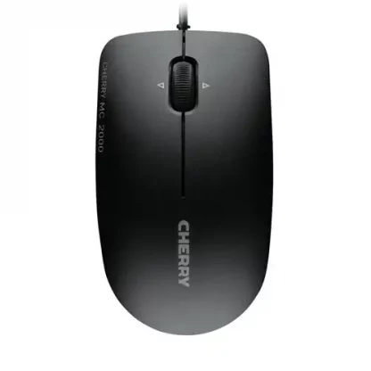 CHERRY MC 2000 Mouse - USB - Infrared - 3 Button(s) - Black - Cable - 1600 dpi - Tilt Wheel - Symmetrical - Image 2