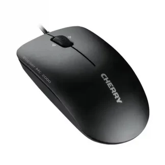 CHERRY MC 2000 Mouse - USB - Infrared - 3 Button(s) - Black - Cable - 1600 dpi - Tilt Wheel - Symmetrical