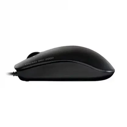 CHERRY MC 2000 Mouse - USB - Infrared - 3 Button(s) - Black - Cable - 1600 dpi - Tilt Wheel - Symmetrical - Image 4