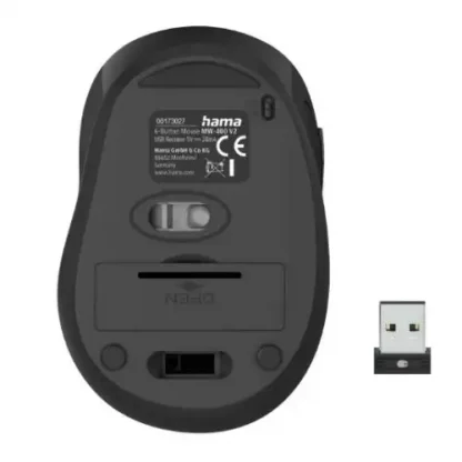 Hama MW-400 V2 6-Button Wireless Mouse - Blue - Image 4