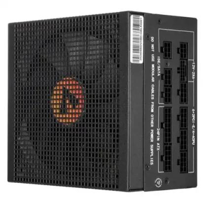Vida 850W Heracles Black ATX 3.1 Gaming PSU, 80+ Gold, Fully Modular, 14cm Ultra-Quiet FDM Fan, Flat Black Cables, PCIe 5.1, Power Lead Not Included - Image 3
