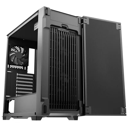 ANTEC P10C Case, Silent, Black, Mid Tower, 2 x USB 3.0 / 1 x USB 3.1 Gen 2 Type-C, Sound-Dampening Foam Panels, Air-Concentrating Front Filter with Widened Air Passage, Reversible Swing Front Panel Design, ATX, Micro ATX, Mini-ITX - Image 4