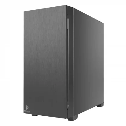 ANTEC P10C Case, Silent, Black, Mid Tower, 2 x USB 3.0 / 1 x USB 3.1 Gen 2 Type-C, Sound-Dampening Foam Panels, Air-Concentrating Front Filter with Widened Air Passage, Reversible Swing Front Panel Design, ATX, Micro ATX, Mini-ITX - Image 5